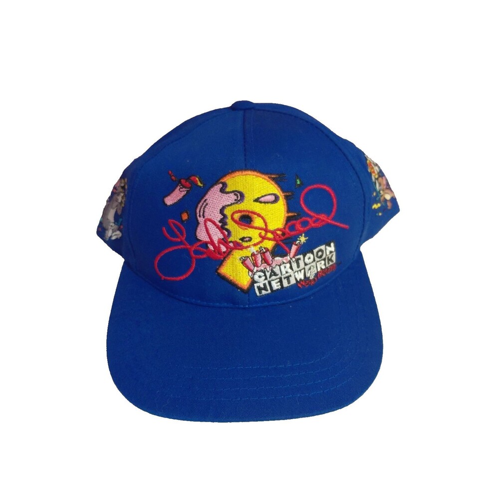 Vintage Cartoon Network Wacky Racers Tom & Jerry Snapback Hat Rare